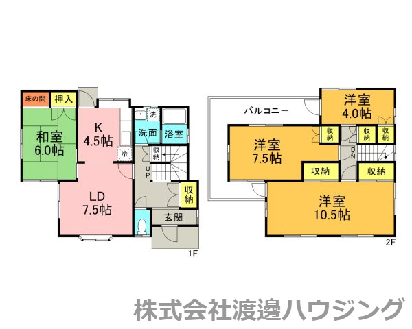 成田東が丘町一戸建の間取り