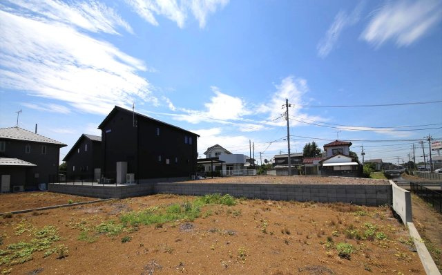 八甫全７区画 （北）ＮＯ,６の外観|真東側から撮影。南側住戸建設後写真。