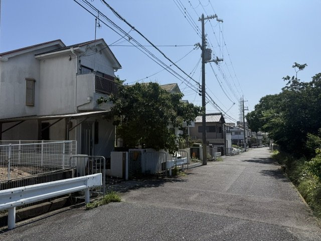 神戸市西区今寺　土地の前面道路含む現地写真