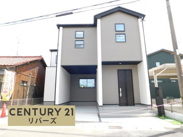 西春日井郡豊山町大字青山字東栄の新築一戸建の外観|☆限定１棟☆　　いつでもご案内出来ます♪（お問合せ当日、平日、水曜、夜間もＯＫ）　前面道路５．５ｍ！　駐車並列２台ＯＫ！　３面採光のＬＤＫ１７．８７帖♪　パントリーやＷＩＣ、ＳＩＣなど収納豊富！