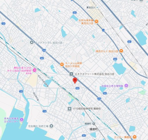 加古郡播磨町古田1期（全1棟）1号棟の地図