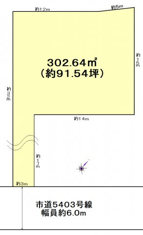 東多賀町４丁目土地②の土地図|区画図