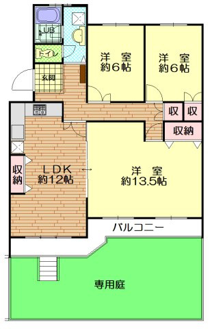 菖蒲ハイツの間取り|室内広々としてます、是非ご内覧をお願いいたします。