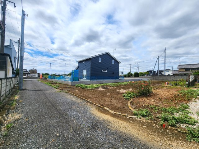 加須市戸崎売地５区画（区画③）の外観|東側協定通路より撮影