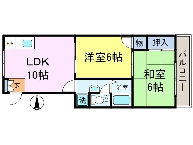 第三ハイツカトレアの間取り