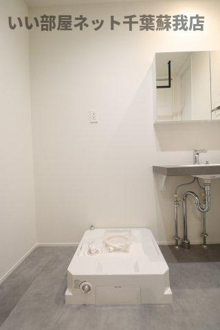 MyHomeRELAXAの洗面所|室内洗濯機置き場♪