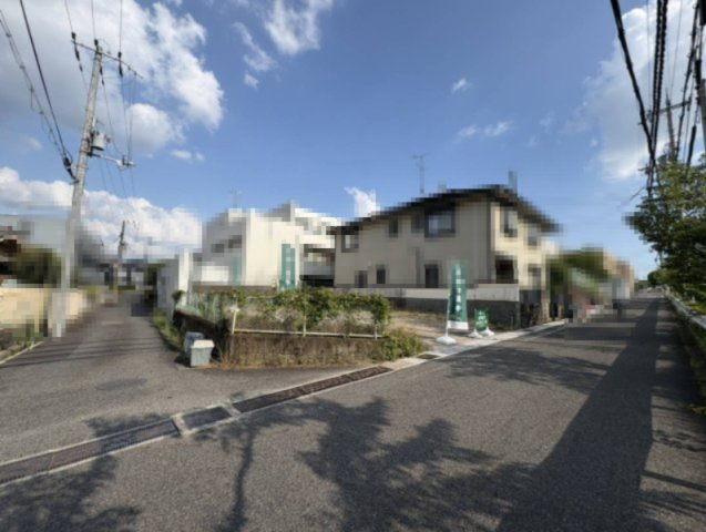 宇治市小倉町西畑の前面道路含む現地写真|角地につき、抜け感のあるお土地です！