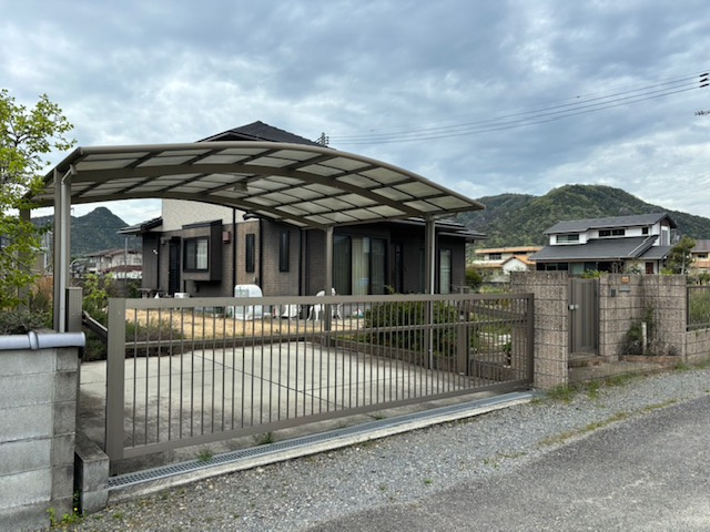 和気町藤野　中古戸建の外観|土地面積約１５１坪あります。