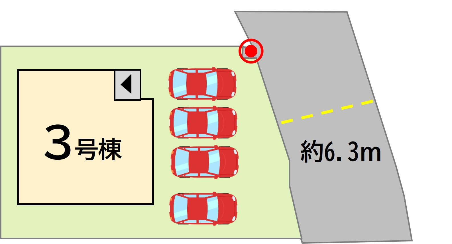 新築住宅　金剛１丁目１期の区画図