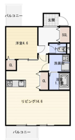 【間取り】 | シャイロ２０５堺東