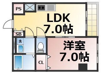 【間取り】 | ビックシャイン今里　仲介手数料無料