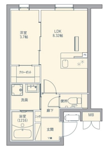 LEGALAND福島Northの間取り