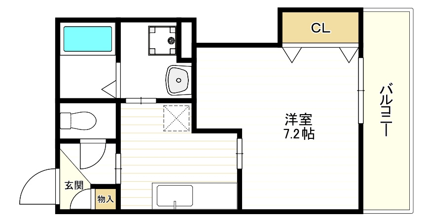 仮称）⻄今川共同住宅の間取り