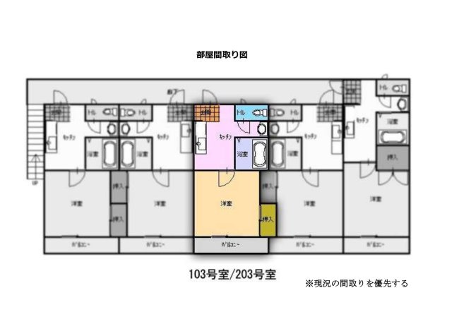 ラポールBの間取り