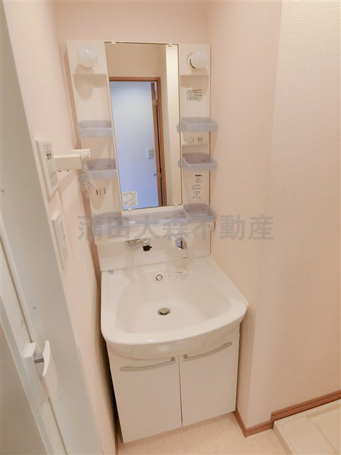 池上1DKマンションの洗面所|洗面台
