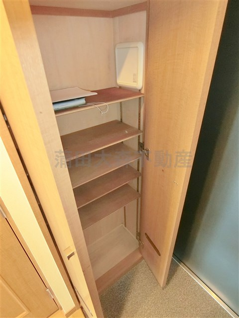 池上1DKマンションの収納