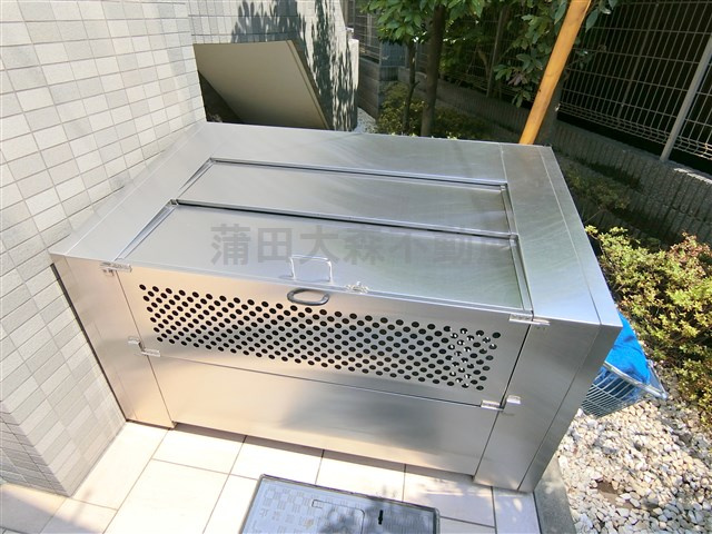 池上1DKマンションのその他共用部分|ゴミ捨て場