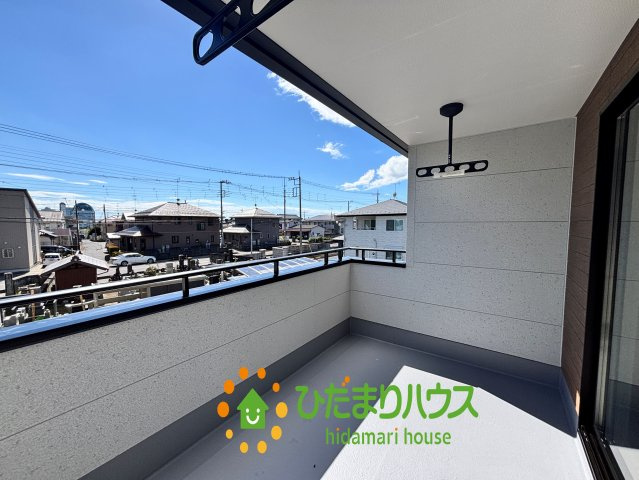 第2加須花崎　新築一戸建て　03　リーブルガーデンのバルコニー