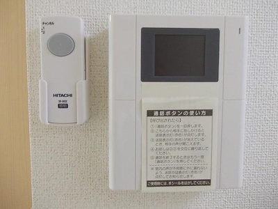 【セキュリティ】 | メゾンみのりⅡ | モニター付きインターホン完備。