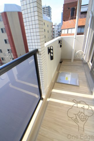 ミラージュパレス天満橋のバルコニー
