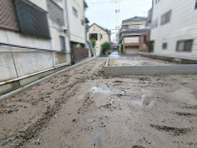 【外観】 | 墨江３丁目　新築一戸建 | ＬＤＫ約１５．５帖！ゆとりあるリビング家族の時間も増えますね♪プライバシーを守る２階リビングです！周りの目が気になりにくく家族だんらんお過ごしいただけます！