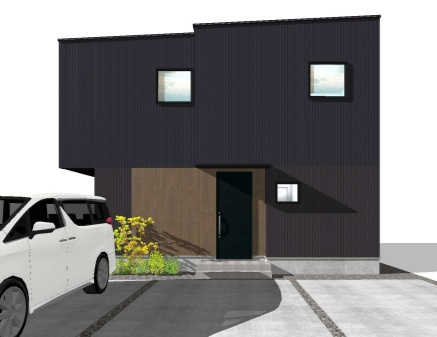 【完成予想図】 | 富士市宇東川東町　限定1区画 | 建物参考プラン１
建物本体の参考価格3，000万円♪
施工面積、115.93㎡（35坪）