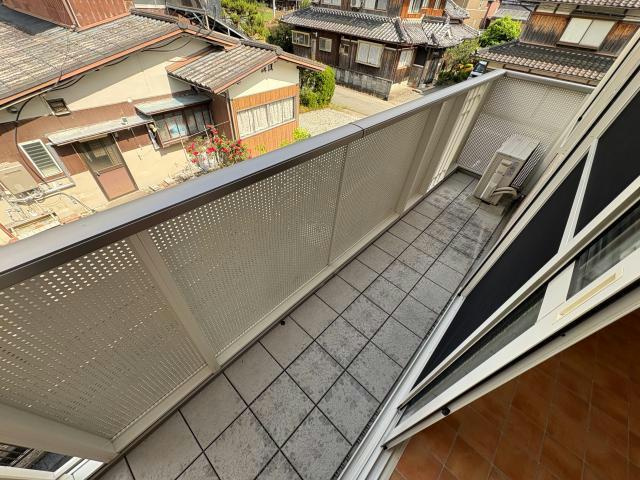 丹波市氷上町横田のアパートのバルコニー|バルコニーです★