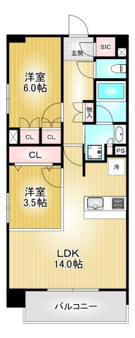 オープンレジデンシア大須FRONT|名古屋市の賃貸ならMy賃貸の間取り|オープンレジデンシア大須FRONT