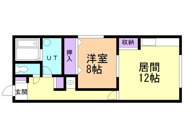 ハイム七の間取り