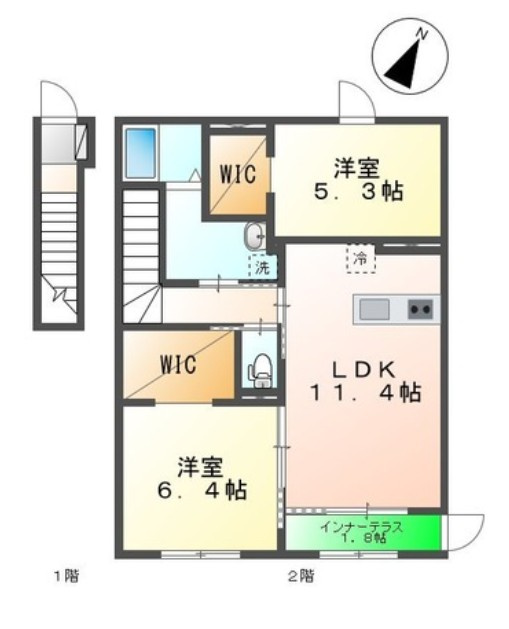 【仲介手数料：50％OFF】対象物件！の間取り
