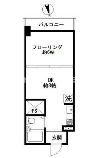 【間取り】 | 野方ハイネスコーポ