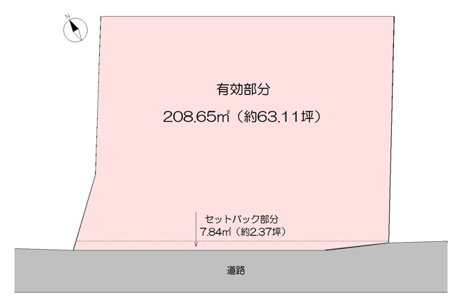 【土地図】 | 売地　高知市曙町１丁目　＠24.84