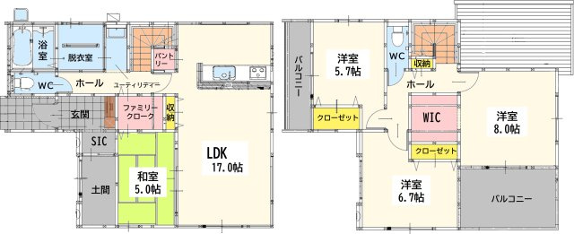 新築住宅　金剛１丁目１期の区画図