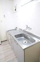 東京都国分寺市　一棟アパートのキッチン