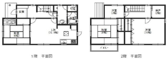 和歌山市園部・中古戸建・116980の間取り