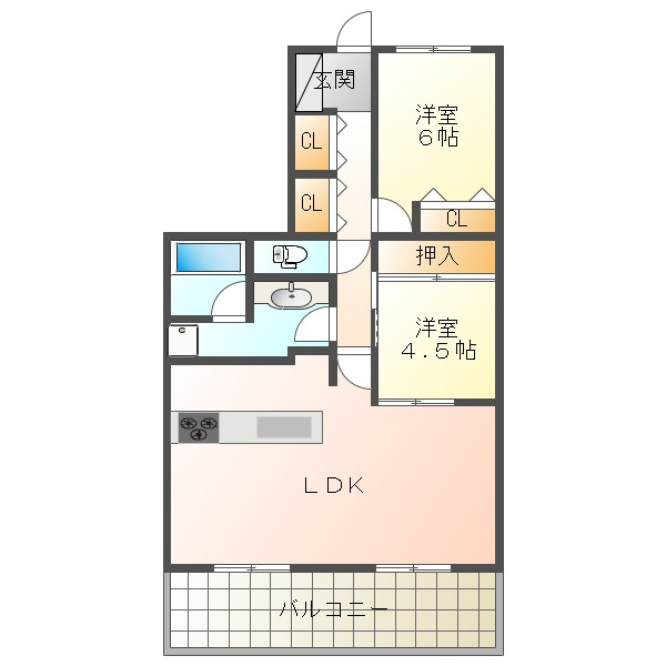 アルファステイツ朝霧丘の間取り