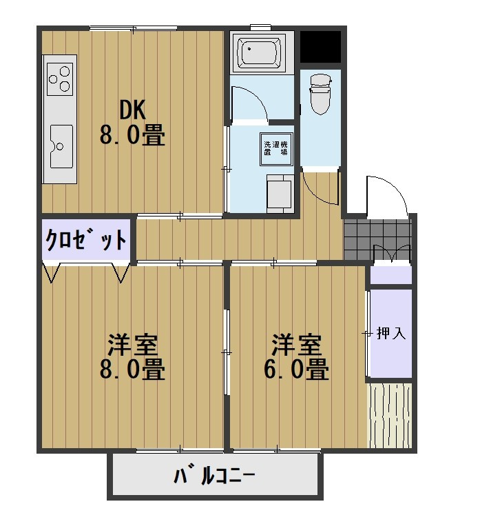 ことぶき北の間取り