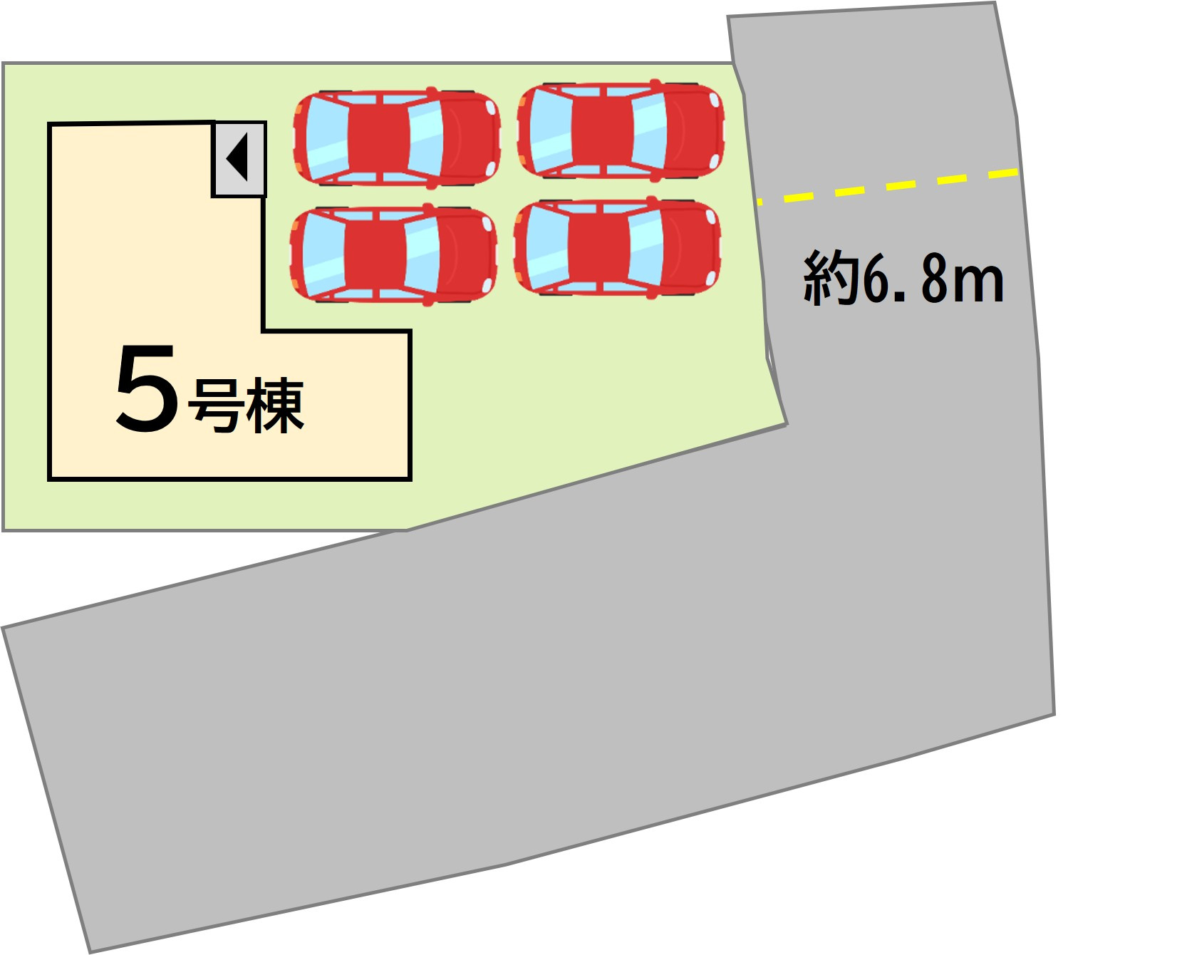 新築住宅　金剛１丁目１期の区画図