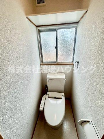 豊中市若竹町１丁目のテラスのトイレ