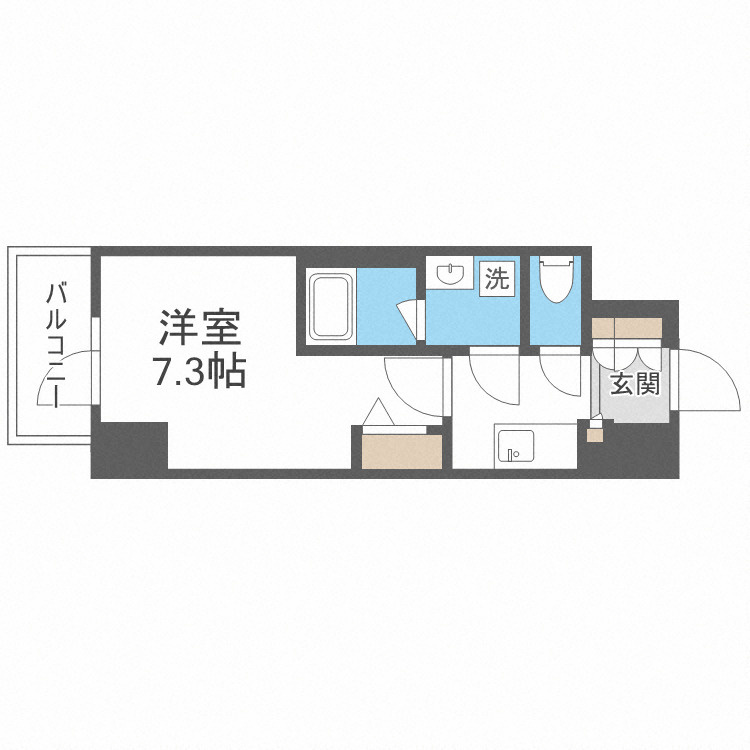 アーバス天満橋の間取り