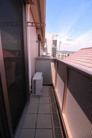 アクイラ伊川谷のバルコニー