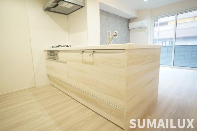熊本市東区東京塚町のアパートのキッチン