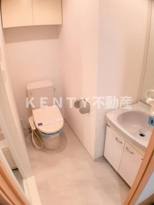 【トイレ】 | レジディア島津山 | 清潔感のあるトイレです