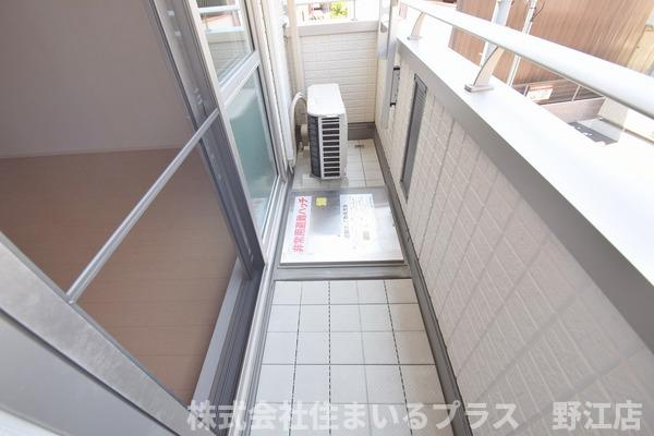 モンテリブロあさひのバルコニー