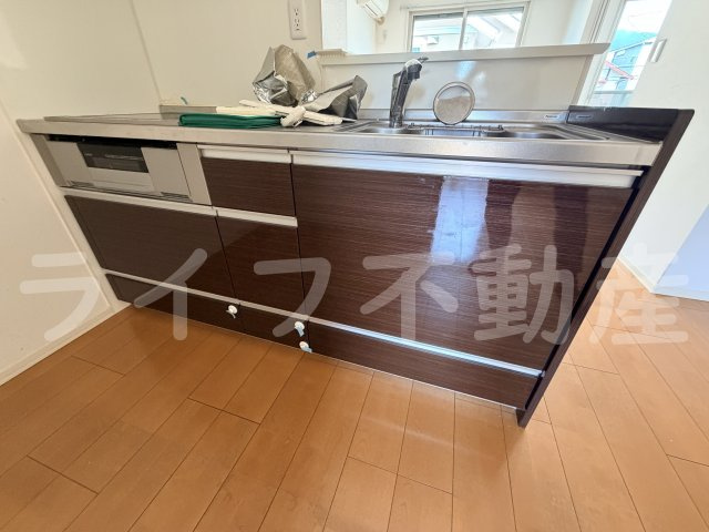 アルファB棟のキッチン|お料理しやすいキッチンです