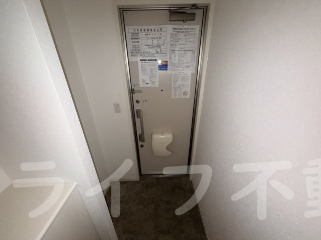 アルファB棟の玄関|シンプルで使いやすい玄関です