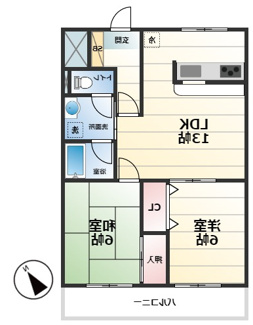 【間取り】 | サエキパークサイド