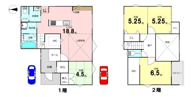 大和高田市中今里町の間取り|3SLDK！
4SLDKに間取り変更も可能！