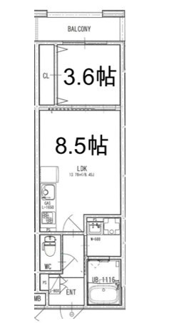 【間取り】 | Alivio泉佐野