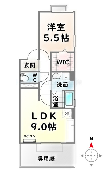 【間取り】 | セジュール里【名古屋市賃貸・ワンフロアー2戸】